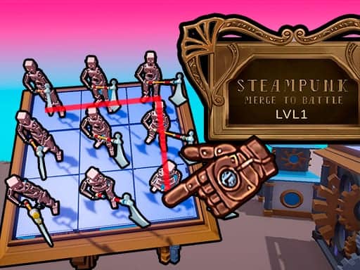 Screenshot von Steampunk Merge To Battle