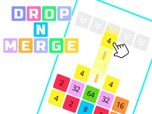 Screenshot von Drop n Merge Blocks