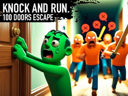 Screenshot von Knock and Run. 100 Doors Escape