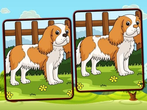 Screenshot von Dogs Spot The Differences