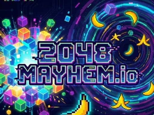 Screenshot von 2048 Mayhem.io