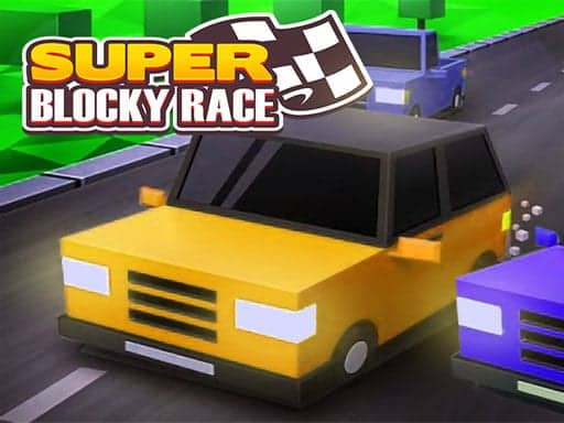 Screenshot von Super Blocky Race