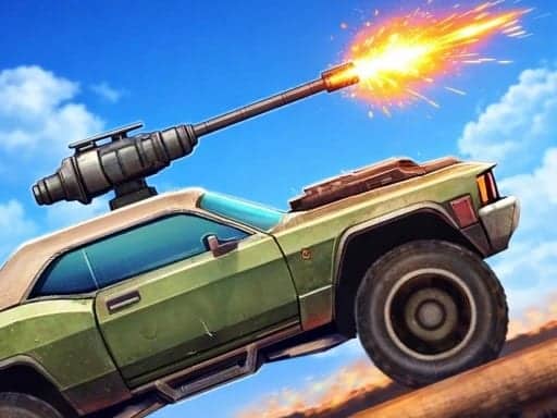 Screenshot von Cars with Guns: Wasteland Showdown