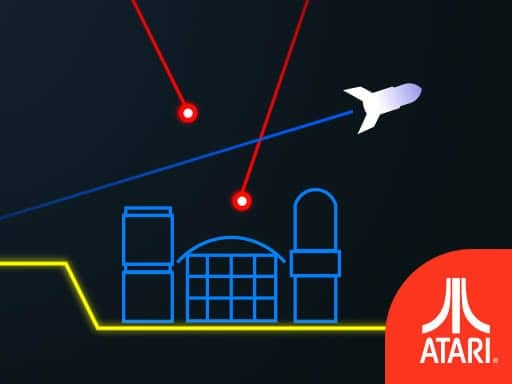 Screenshot von Atari Missile Command