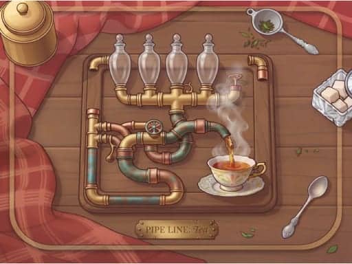 Screenshot von Pipe Line Puzzle: Tea