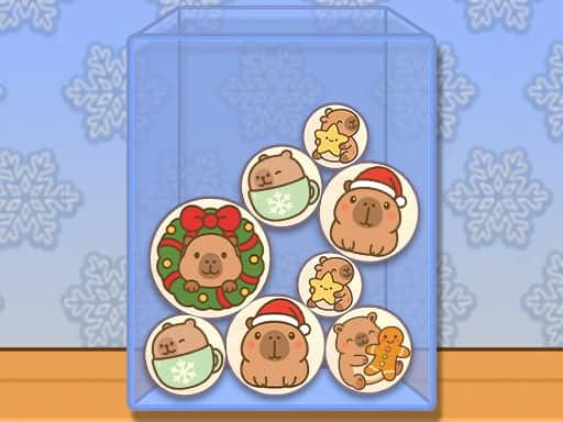 Screenshot von Capybara Xmas Merge