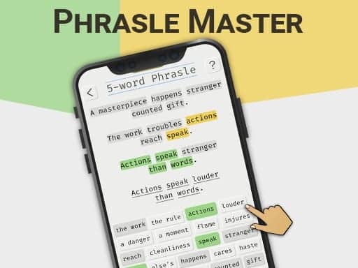 Screenshot von Phrasle Master