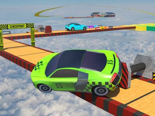 Screenshot von Real Impossible Sky Tracks Car Driving