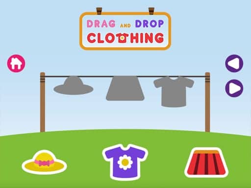 Screenshot von Drag and Drop Clothing