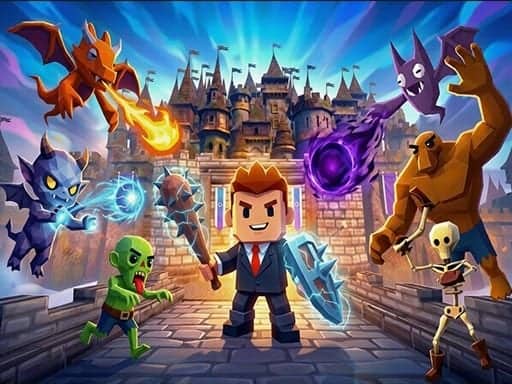 Screenshot von Office Knight 3D: Castle Defense