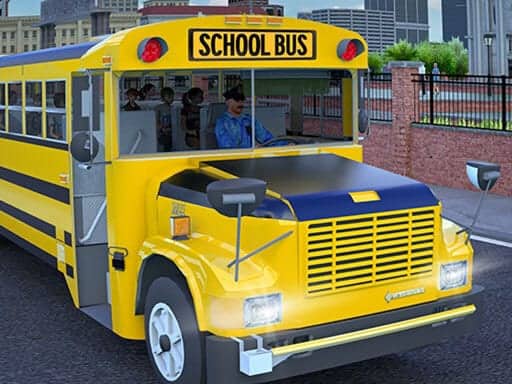 Screenshot von School Bus Game Driving Sim