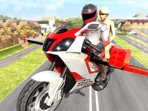 Screenshot von Flying Motorbike Driving Simulator