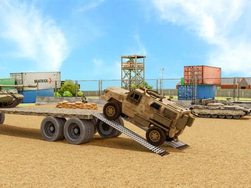 Screenshot von Us Army Car Games Truck Driving