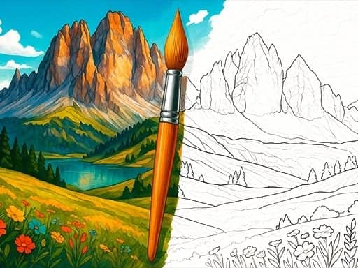Screenshot von Vibe Colouring