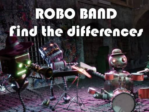 Screenshot von Robot Band - Find the Differences