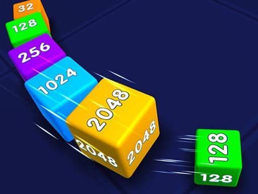 Screenshot von Snake 2048.io
