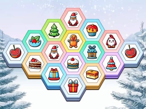 Screenshot von Holiday Hex Sort