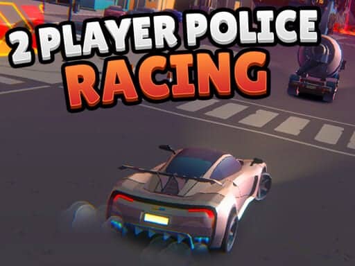 Screenshot von 2 Player Police Racing