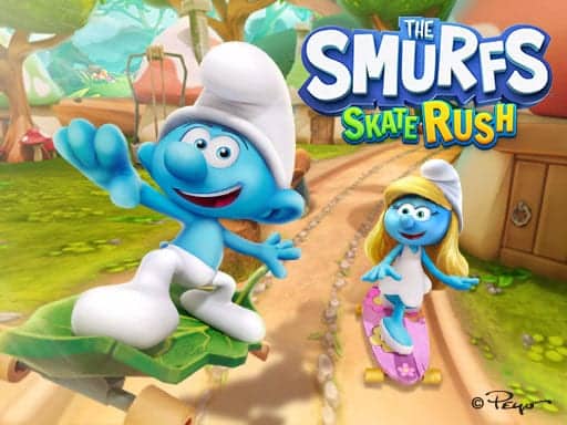 Screenshot von The Smurfs Skate Rush