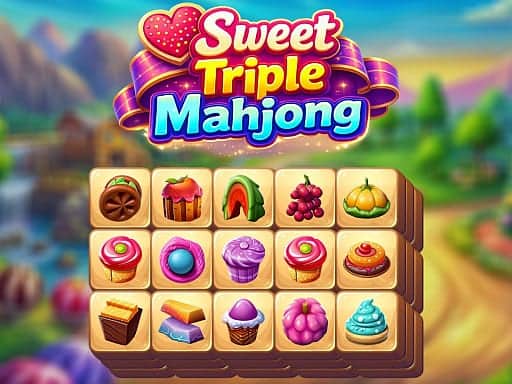 Screenshot von Sweet Triple Mahjong