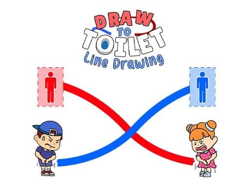 Screenshot von Draw To Toilet - Line Drawing