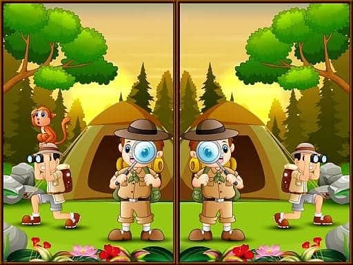 Screenshot von Spot 5 Differences Camping