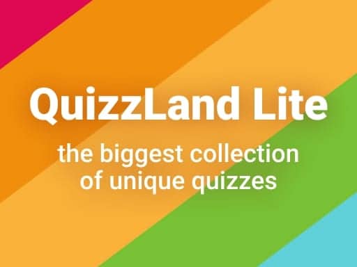 Screenshot von Quizzland trivia game. Lite version