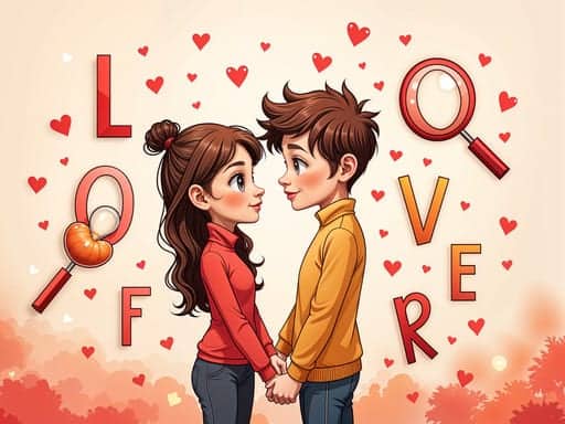 Screenshot von Valentines Hidden Alphawords