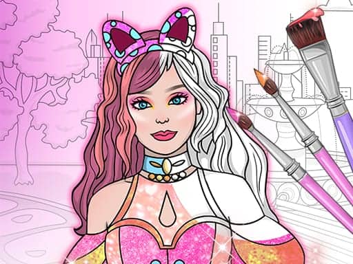 Screenshot von Dress Up Games & Coloring Book