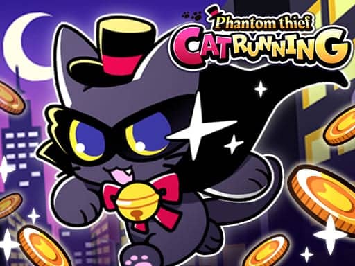 Screenshot von Phantom thief Cat Running