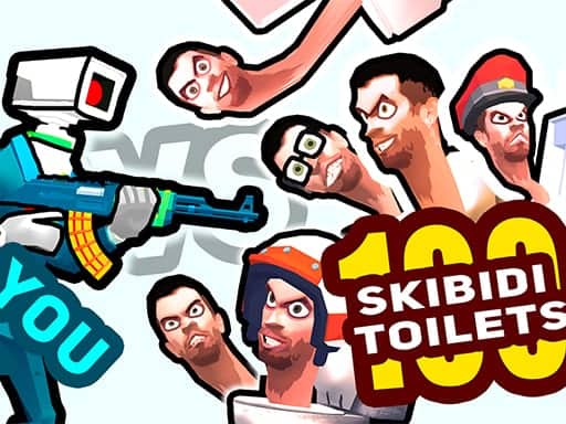 Screenshot von You vs 100 Skibidi Toilets