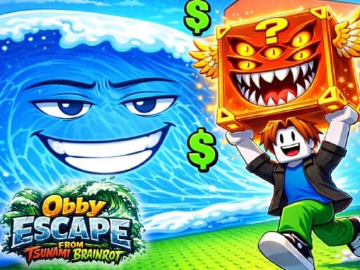 Screenshot von Obby Escape from Tsunami Brainrot