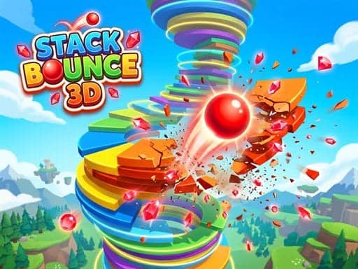Screenshot von Stack Bounce 3D