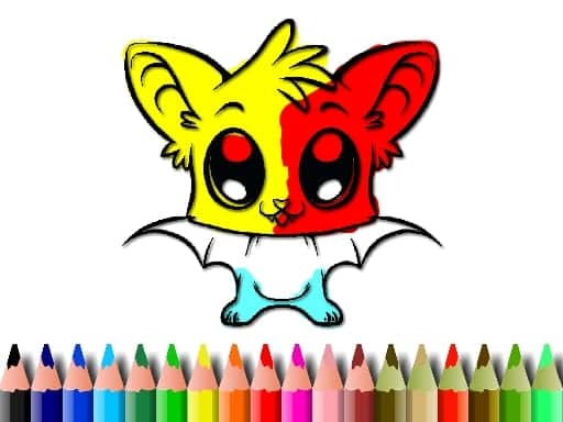 Screenshot von Cute Bat Coloring Book