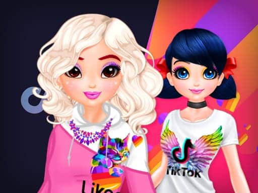 Screenshot von TikTok girls vs Likee girls