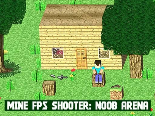 Screenshot von Mine FPS shooter: Noob Arena