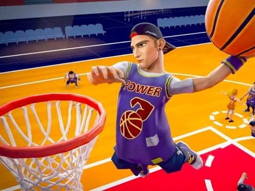 Screenshot von 3D Basketball.io Dunk Sport