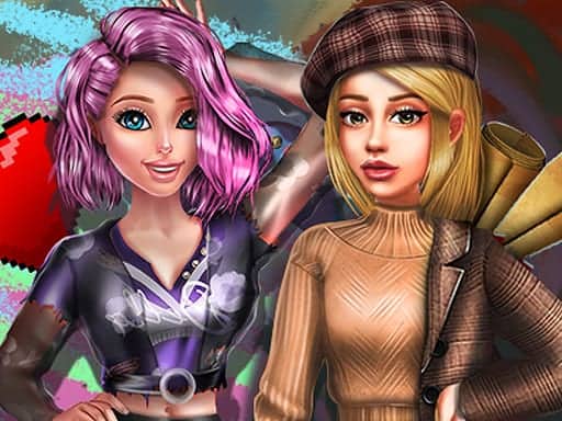 Screenshot von 2022 Dark Academia to eGirl Dress Up
