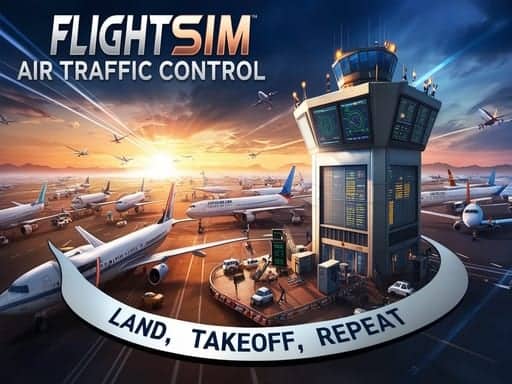 Screenshot von Flight Sim Air Traffic control