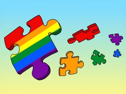 Screenshot von LGBT Jigsaw Puzzle - Find LGBT Flags
