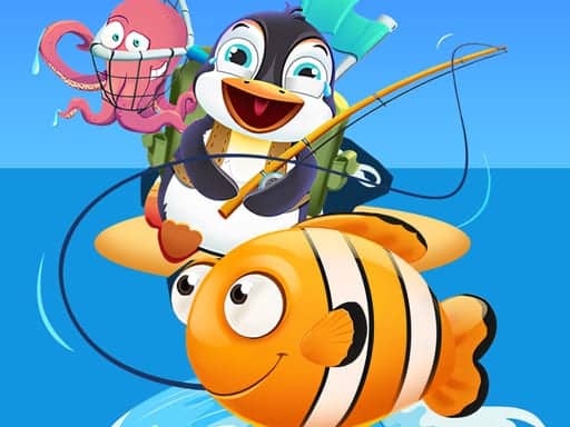 Screenshot von Baby Penguin Fishing