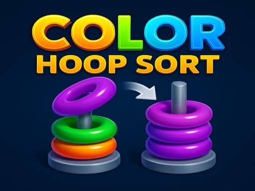 Screenshot von Color Hoop Sort