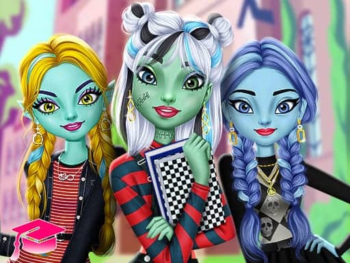 Screenshot von Monster Girls High School Squad