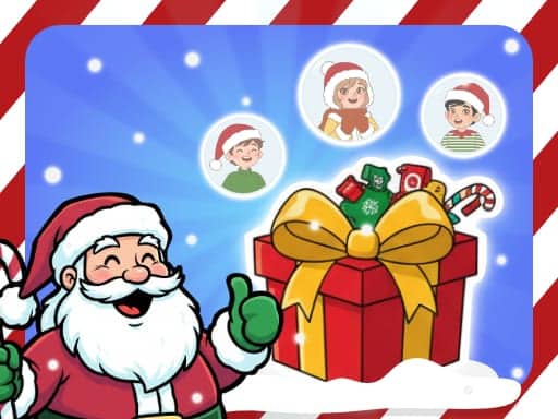 Screenshot von Gift Merge Santa World Tour