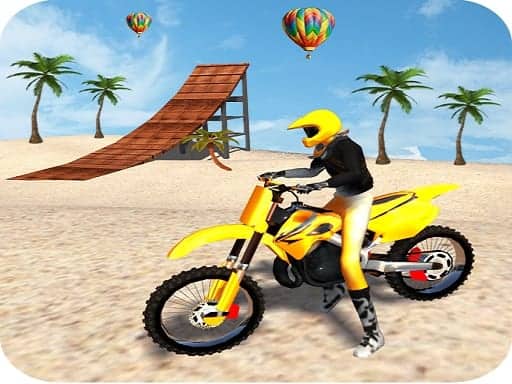Screenshot von Motocross Beach Game: Bike Stunt Racing