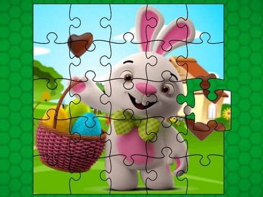 Screenshot von Easter Bunny Eggs Jigsaw