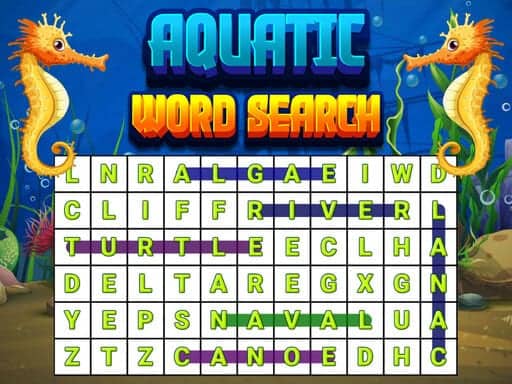 Screenshot von Aquatic Word Search