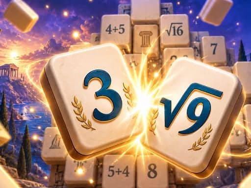 Screenshot von Pythagoras Mahjong