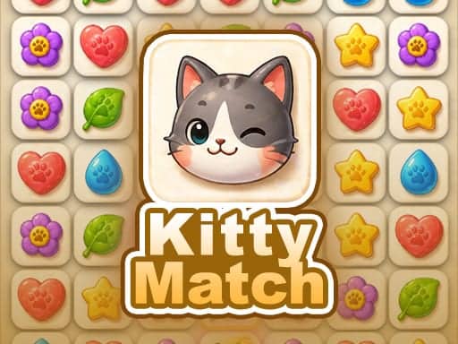 Screenshot von Kitty Match 3 puzzle game