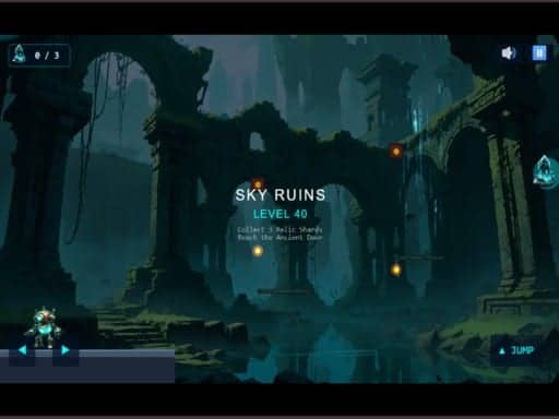 Screenshot von Lumen Ruin Runner